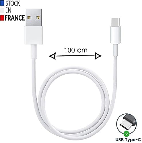 PH26Ⓡ Chargeur Rapide & Puissant 3A + câble Type C Compatible Samsung S23/ S23+/ S23 Ultra/ S22/ S22+/ S22 Ultra/ S21 5G/ S21+/ S21 Ultra/ S21 FE 5G/ S20/ S20 Ultra/ S20 FE/ S20 FE LTE/ S20 Ultra