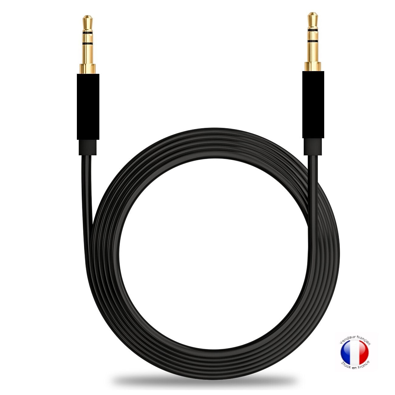 PH26Ⓡ Câble Jack 3.5 mm vers Jack 3.5 mm – Connexion Audio Fiable et Discrète Phone 26