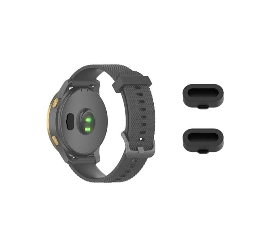 PH26 Câble de charge + 2 Bouchons Anti-poussière compatibles avec Garmin Vivoactive 3 Music Garmin