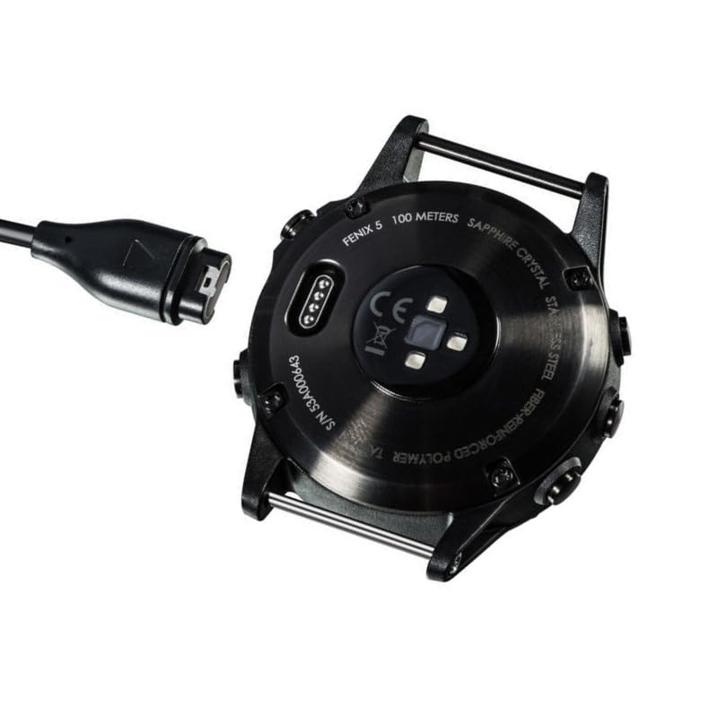 PH26 Câble de charge + 2 Bouchons Anti-poussière compatibles avec Garmin Vivomove 3S Garmin