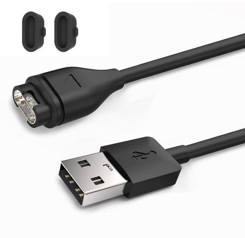 PH26 Câble de charge + 2 Bouchons Anti-poussière compatibles avec Garmin Vivosport Garmin