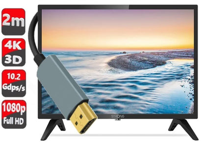 PH26 Cable USB C vers HDMI [4K/3D] 2M pour Cubot KingKong X Pro Câble Type C HDMI 2.0 Ultra HD 4k, Full HD/3d Haute Vitesse Blackview