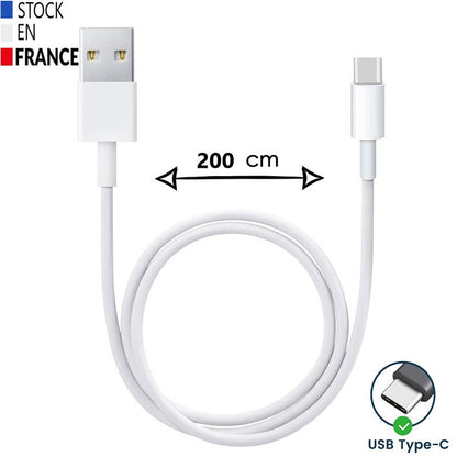 Câble USB Type C pour Samsung Galaxy A73 5G Charge Rapide - Câble de Recharge/Synchronisation Rapide Transfert de données - Câble 1 Mètre Samsung