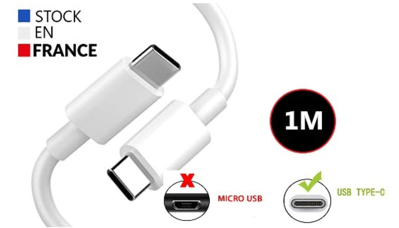 60W USB C to USB C Cable - 1 Meter compatible with Samsung Galaxy Z Fold Special Edition, 3.1A PD Fast Charging Type C Cable - USB-C Charger Cable Cord /Sync &amp; Transfer