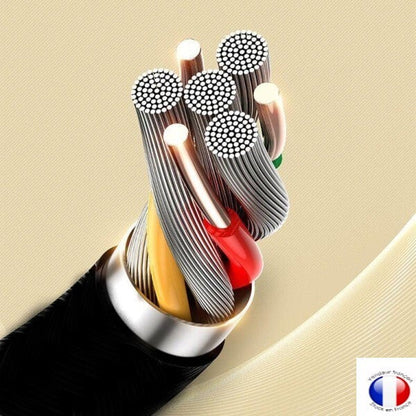 PH26Ⓡ Câble Jack 3.5 mm vers Jack 3.5 mm – Connexion Audio Fiable et Discrète Phone 26
