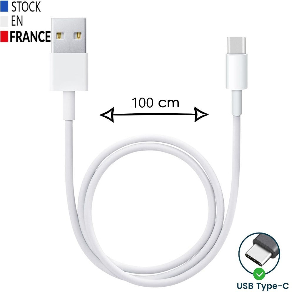 Câble USB-C compatible Vivo X200s - Câble Type C de Recharge et de Synchronisation Rapide compatible Vivo X200s Transfert de données Ultra Rapide - 1 Mètre Vivo