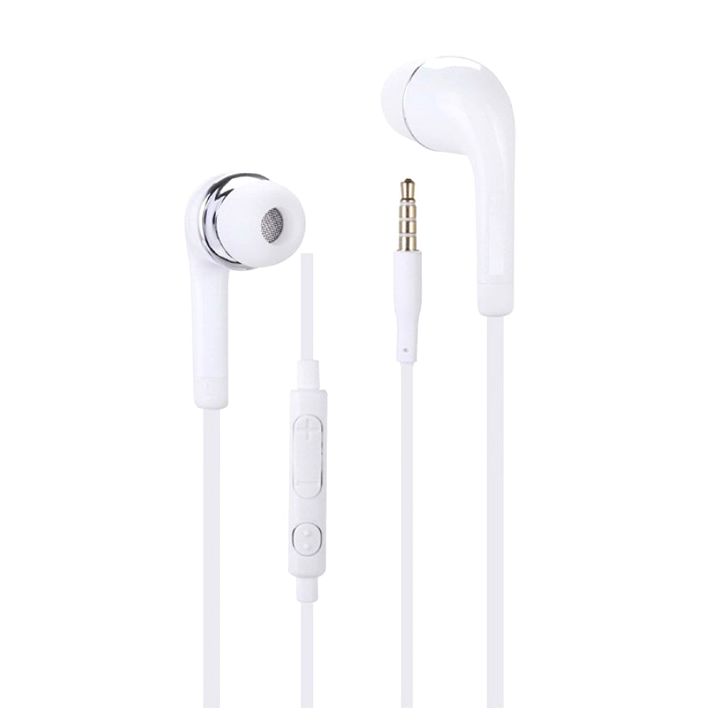 Écouteurs pour Vivo Y100A Haute Qualité Audio intra-auriculaires en silicone ultra confort isolant le bruit avec contrôle du volume et microphone - BLANC Vivo
